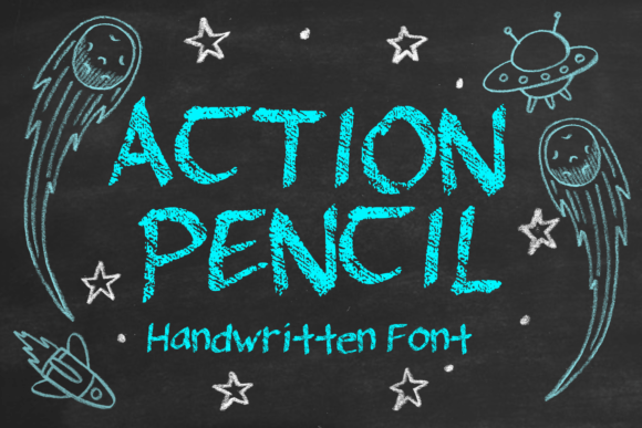 Action Pencil: The Handwritten Font for Authentic Brand Identity