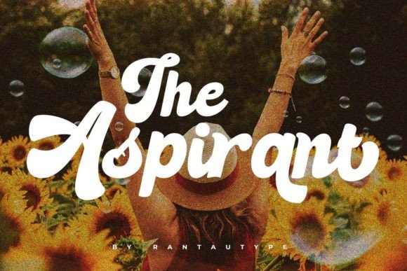Aspirant: The Retro Script Font for Polished Brand Identity