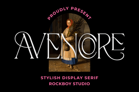 Avencore: The Elegant Serif Typeface for Handmade Brands