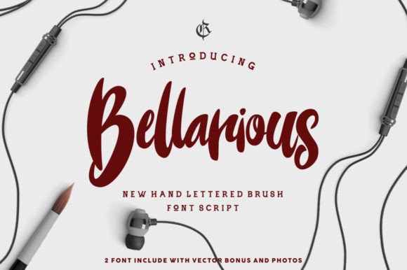 Bellarious: A Brush-Script Typeface for Elegant Brand Identities