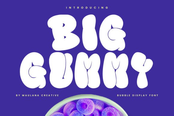 Big Gummy: The Playful Display Typeface for Joyful Web Design
