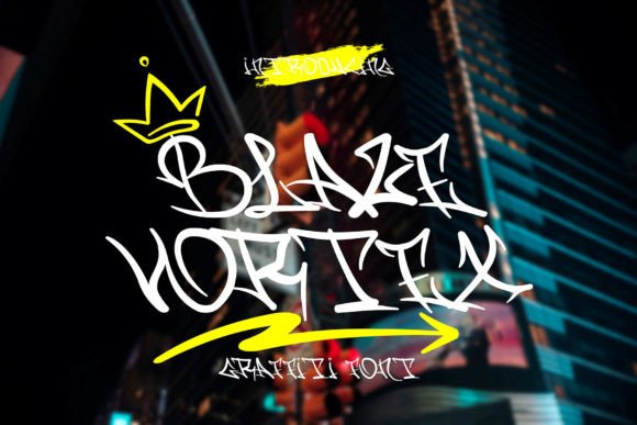 Blaze Vortex: A Bold Display Typeface for Modern Editorial Design