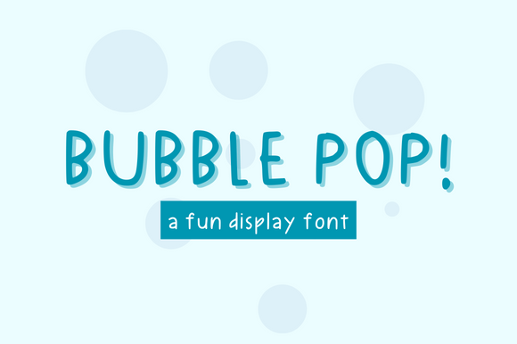 Bubble Pop: The Quirky Display Typeface for Scroll-Stopping Social Content