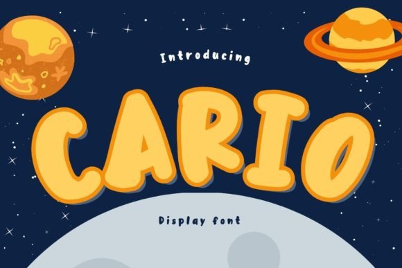 Cario: The Playful Display Typeface for Authentic Brand Identity