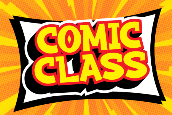 Comic Class: A Bold Display Font for Striking Brand Identity