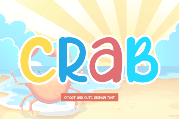 Crab: A Bold Display Font for Handmade Labels and Invitations