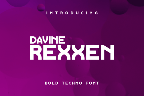 Davine Rexxen: The Bold Typeface for Modern Brand Identity