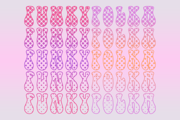 Funky Polka: A Playful Display Font for Modern Editorial Design