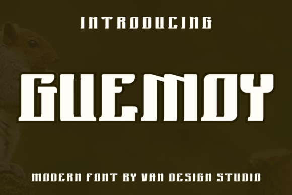 Guemoy: A Bold Display Typeface for Strong Brand Identities