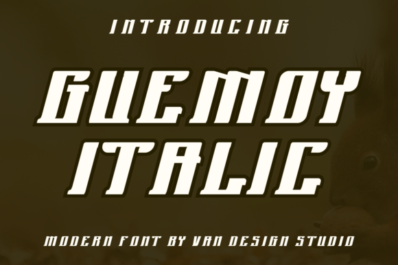 Guemoy Italic: The Bold Typeface for Strong Brand Identity