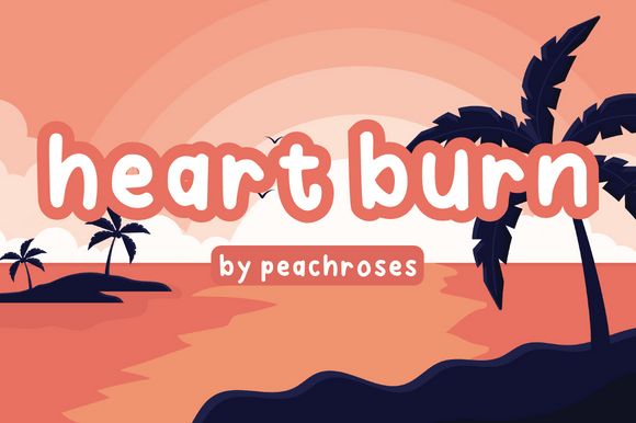 Heart Burn Typeface Review: A Friendly Display Font for Digital Branding