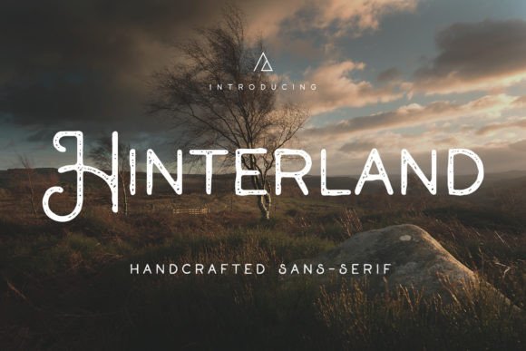 Hinterland: A Handcrafted Display Typeface for Modern Web Design