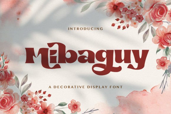 Mibaguy: The Playful Display Typeface for Standout Campaigns