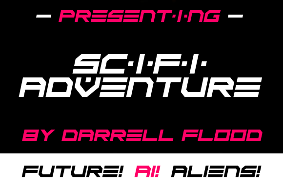 Scifi Adventure Typeface Review: A Futuristic Display Font for Digital Brands