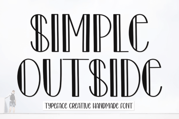 Simple Outside: A Cool Casual Display Font for Modern Brand Identity