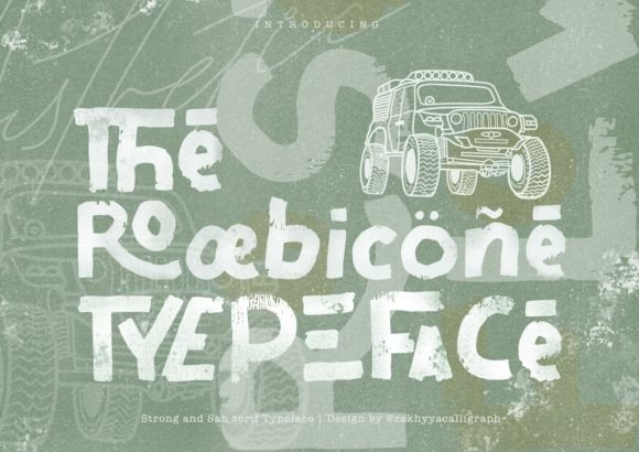 The Rooebicone: A Bold Display Typeface for High-Impact Web Design