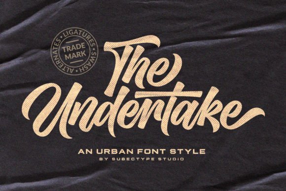 Undertake: A Display Typeface for Modern Editorial Design