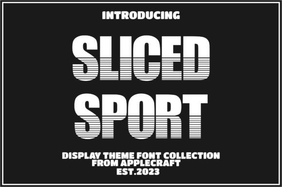 Upgrade Your Brand Identity With Sliced Sport Typeface